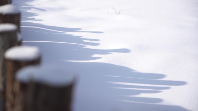 过大年 雪后的丰收村庄