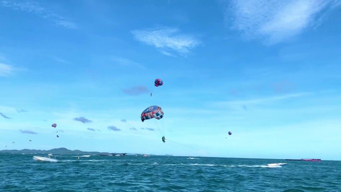 泰国水上降落伞