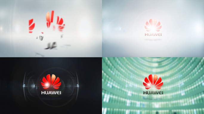 [三款背景]大气简洁公司logo动画