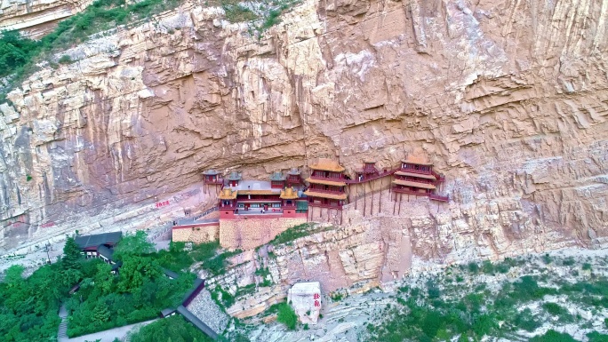 【正版素材】山西大同悬空寺