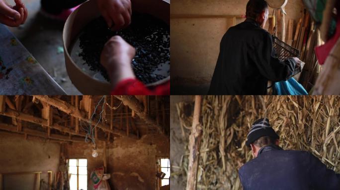 贫穷地区农村家庭的生活