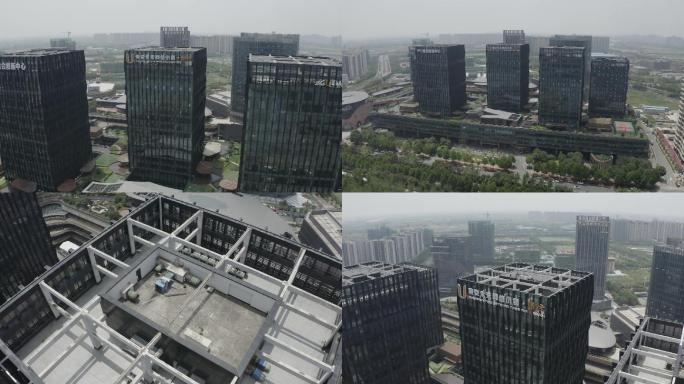 南京城市群——大气航拍原始素材可调色