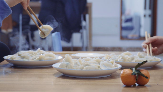 4K水饺-饺子-家人中国年传统美食水饺