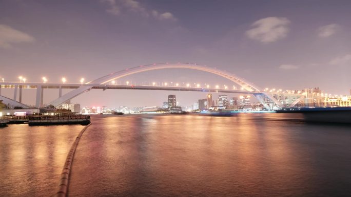 上海卢浦大桥延时