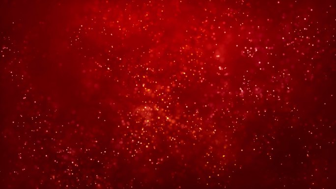 AE工程红色粒子虚化唯美背景