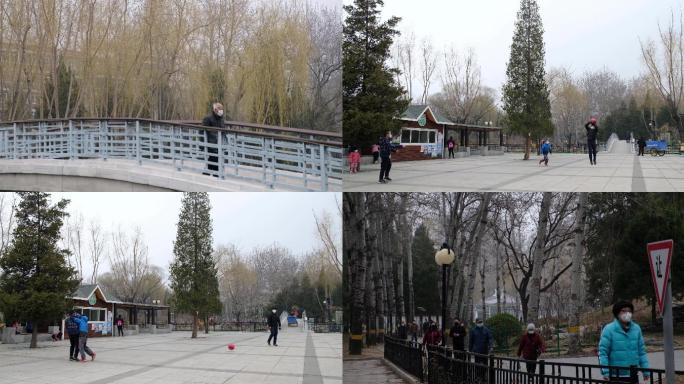疫情下北京公园