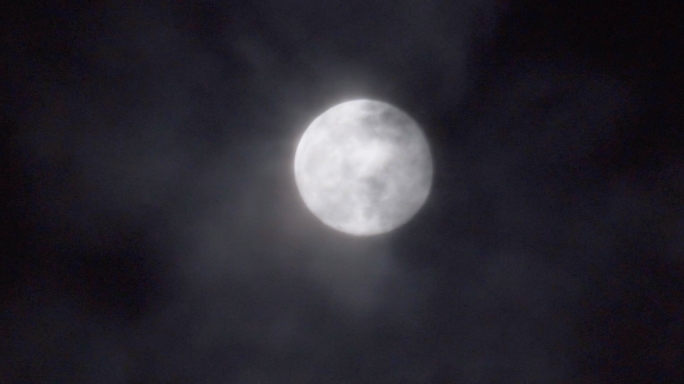 乌云和月亮-夜晚月色月光