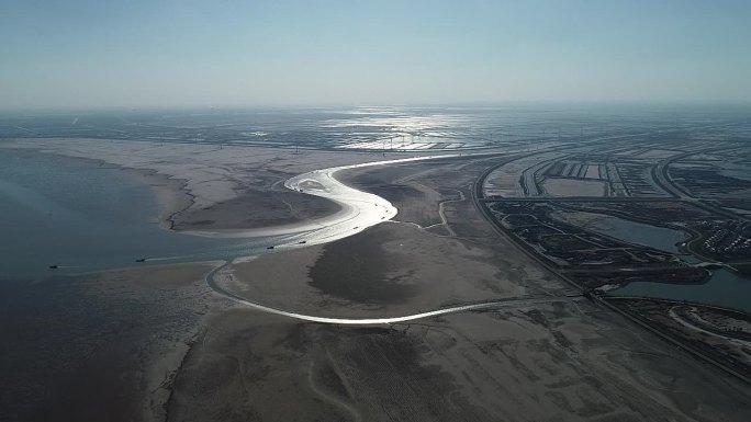 入海口风景航拍