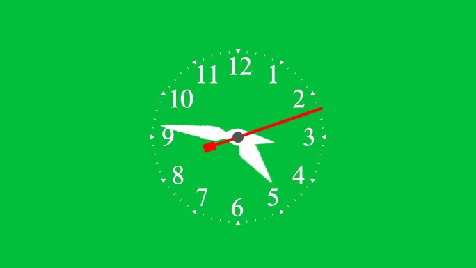 绿幕抠图钟表转动02