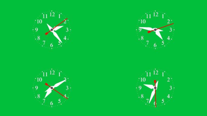 绿幕抠图钟表转动02