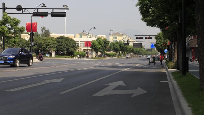 延时道路车流