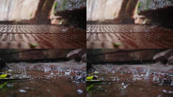 下雨慢镜头慢动作