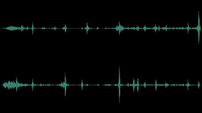 4K声波语音识别声线音频声纹语