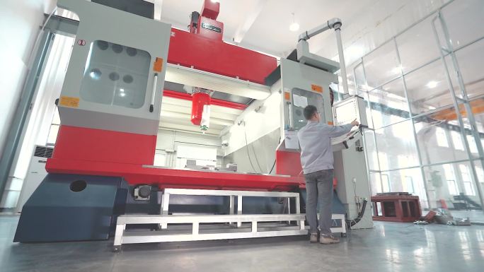 深圳科技工厂视频复工后CNC数控机床设备