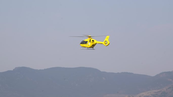 4K-原素材-直升机飞行