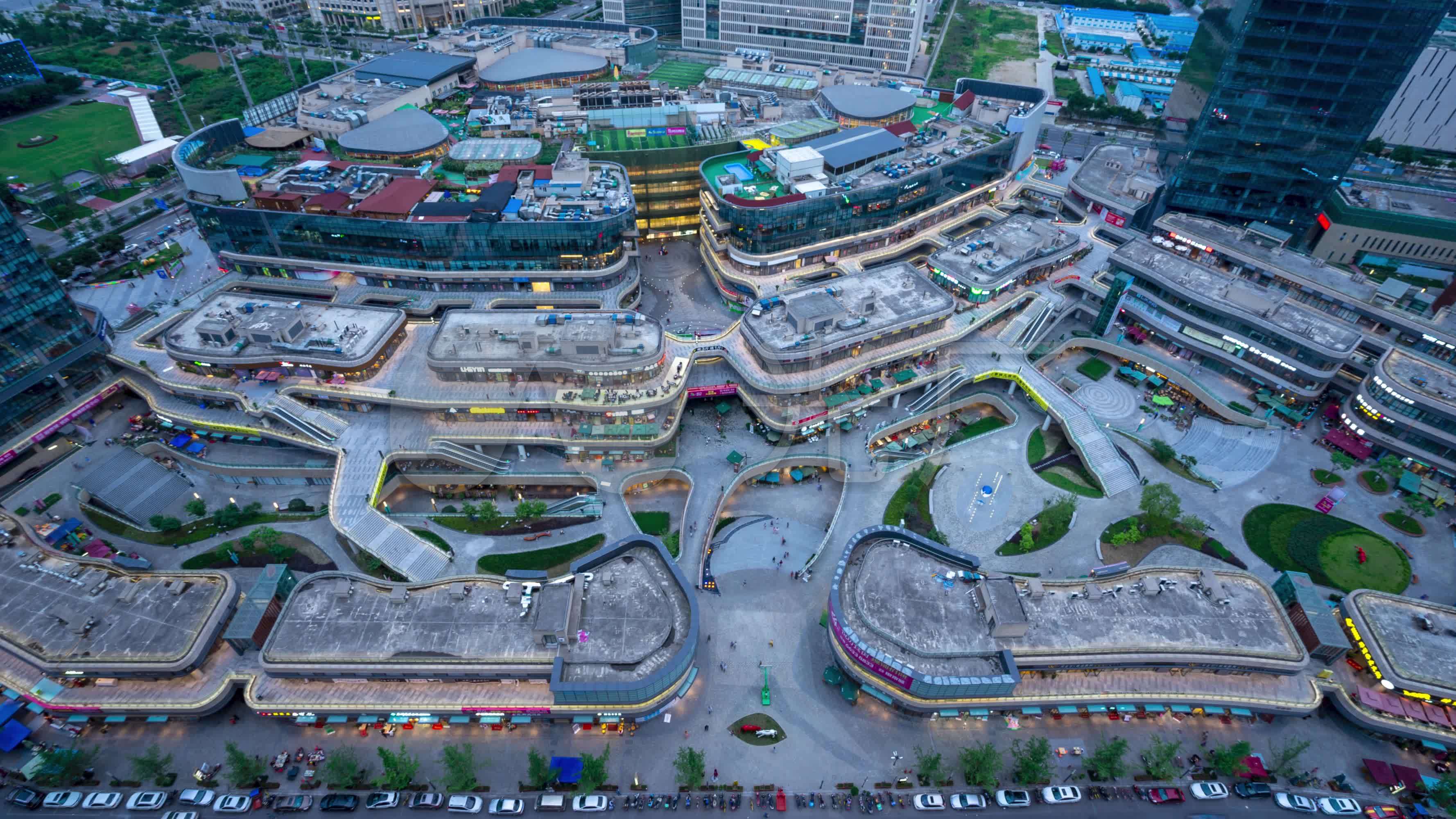 成都俯瞰银泰城