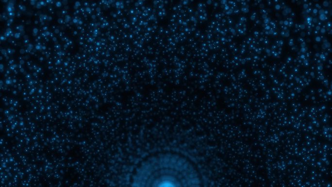 2692蓝色扇形粒子光效动态背景