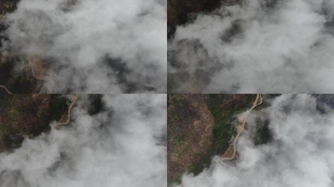 4k航拍云雾云海山脉