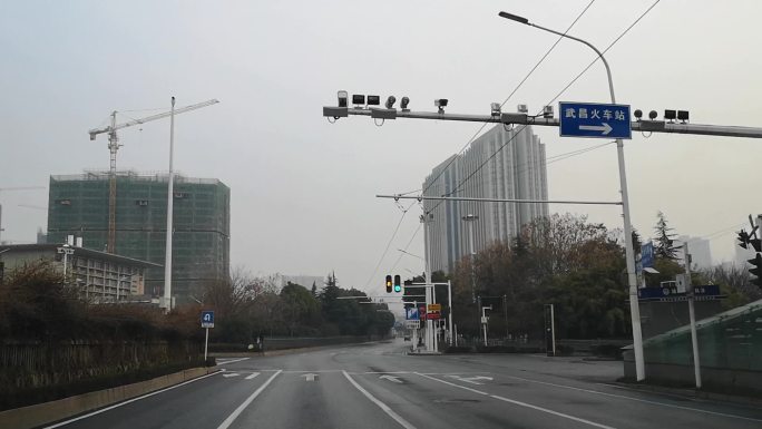 武汉疫情街景车拍