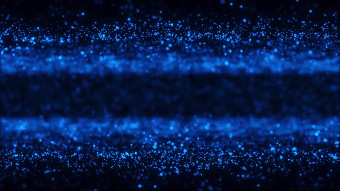 2857蓝色粒子流动光效背景