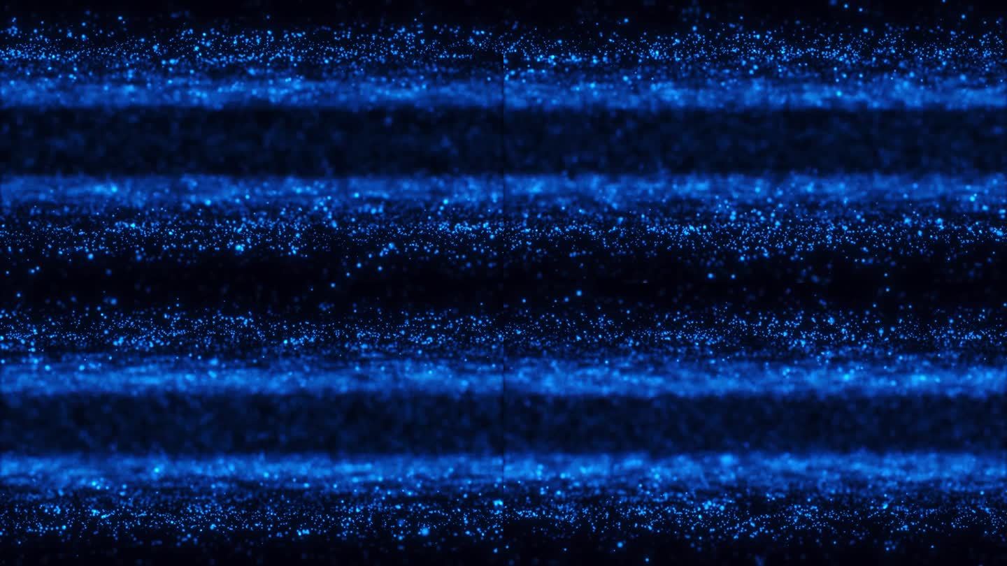 2857蓝色粒子流动光效背景