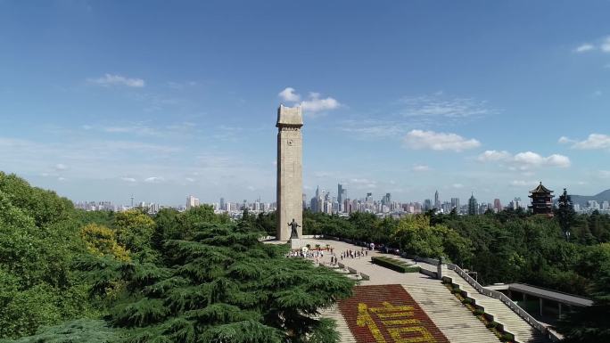 南京雨花台烈士陵园纪念馆航拍