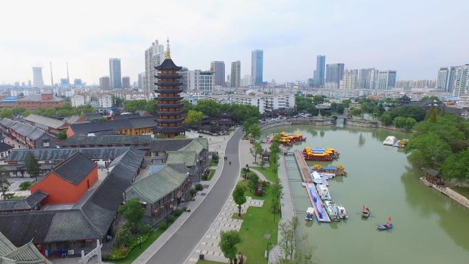 淮安里运河地面+航拍