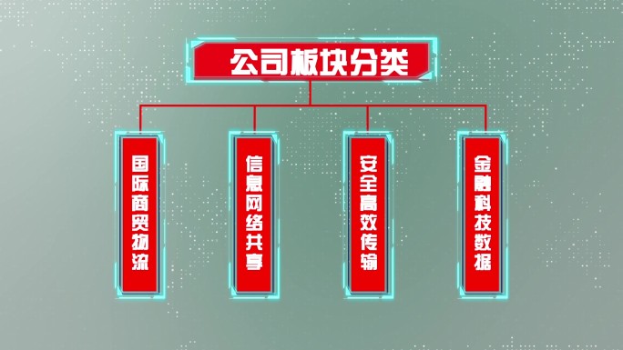 原创企业树状框架结构表格图（结构可修改）