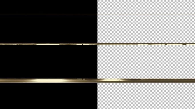 多款无缝循环鎏金线条-带透明通道