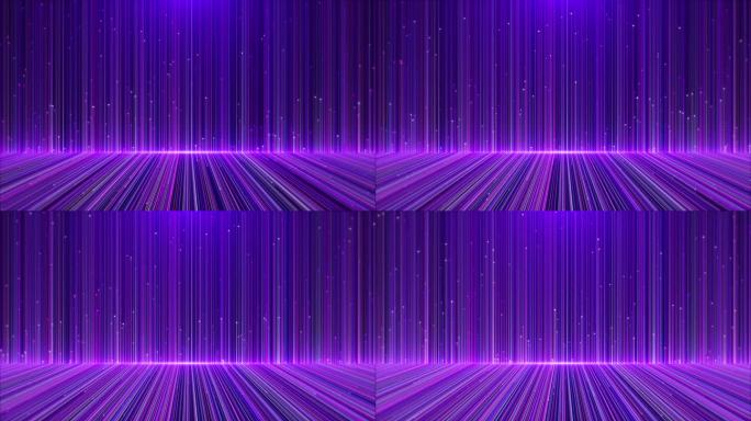 2924紫色唯美流动粒子光线