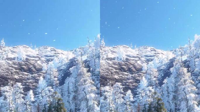 唯美风景系列【竖视频】-雪山