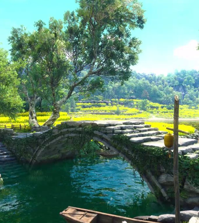 唯美风景系列【竖视频】-小桥流水