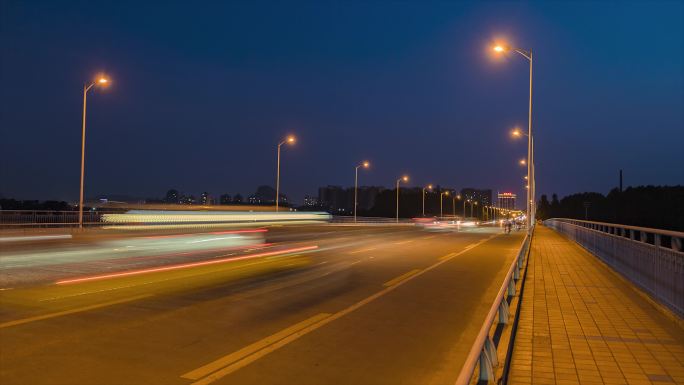 广西柳州双冲大桥夜景延时视频素材4K超清