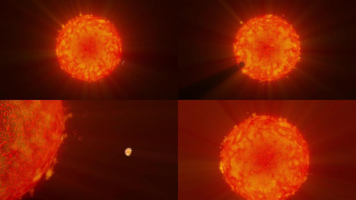 太阳恒星金星近景效果1