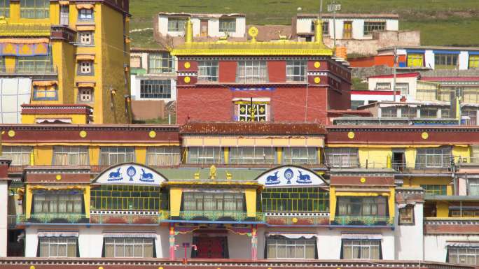 4K青藏高原喇嘛庙