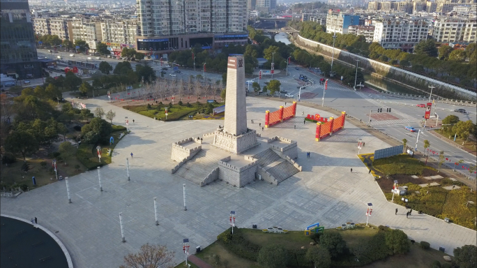【4K】萍乡市润达国际秋收起义广场