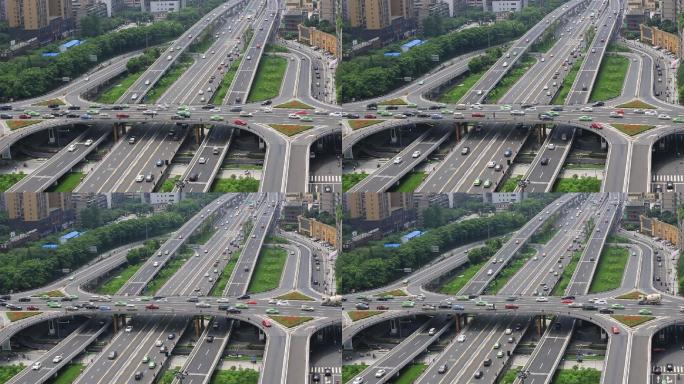 复杂立交桥交通