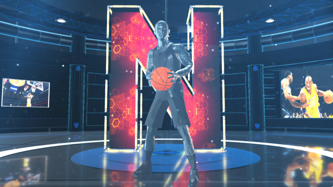nba篮球比赛片头视频