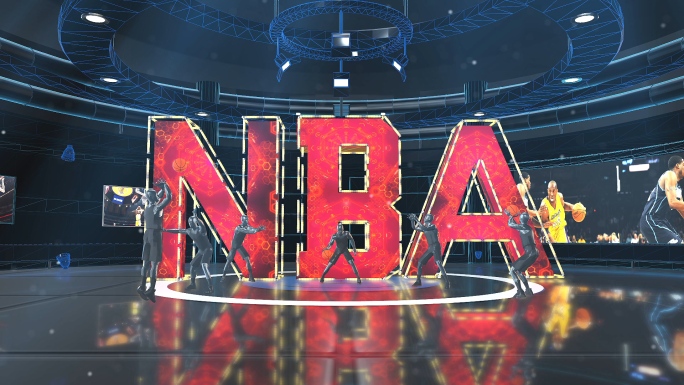 nba篮球比赛片头视频