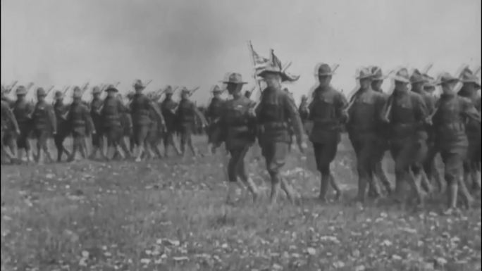 1914年美军训练