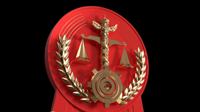 C4D人民法院/华表精细3d模型