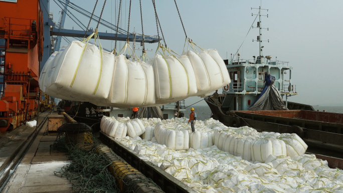 港口码头玉米淀粉装卸