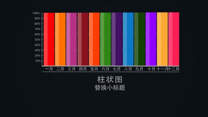 4种商业演示统计数据动画