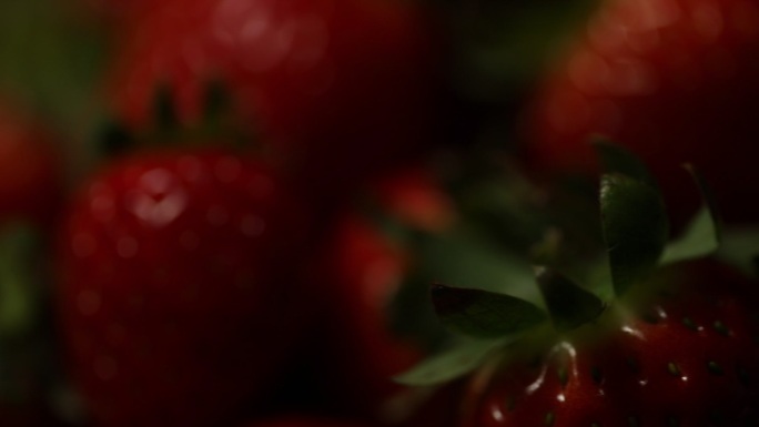 红草莓特写