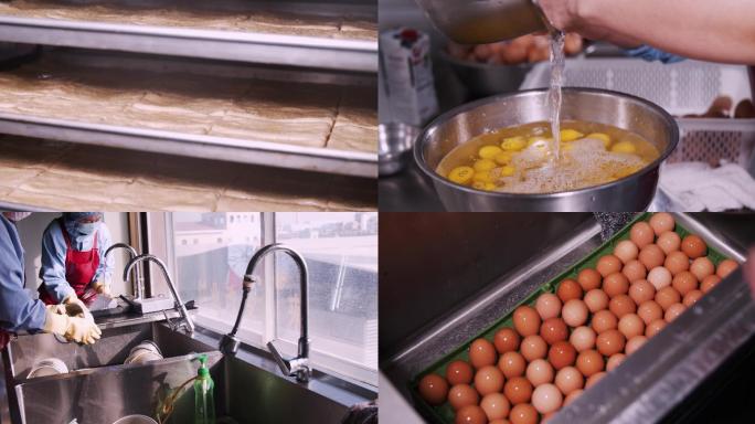 食物糕点甜食面包制作面食烤箱（4K视频）