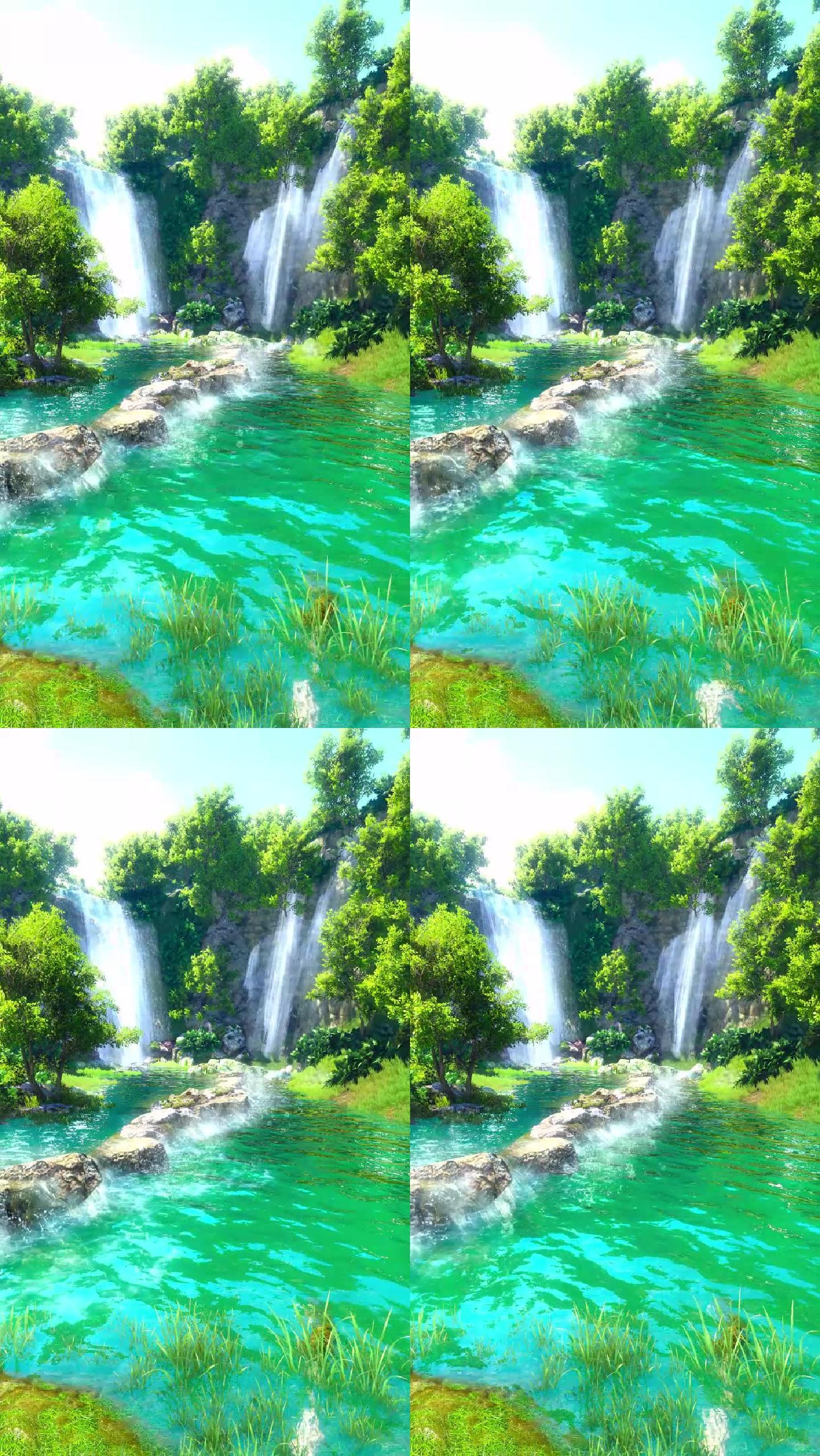 唯美风景系列【竖视频】-青山绿水