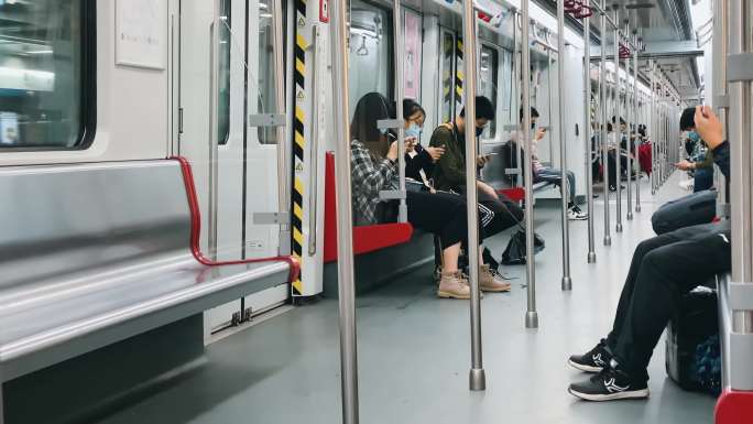 广州地铁人流口罩4k