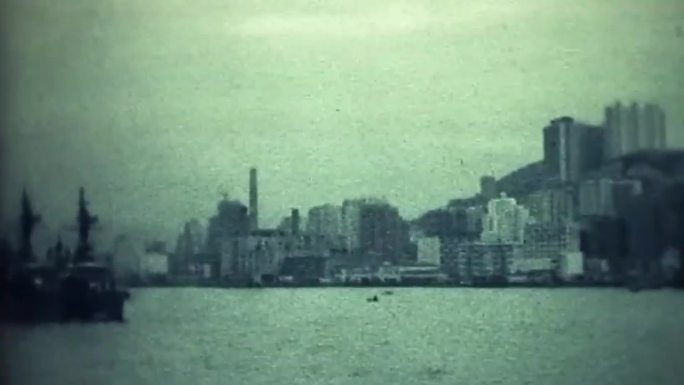 上世纪香港街头风景