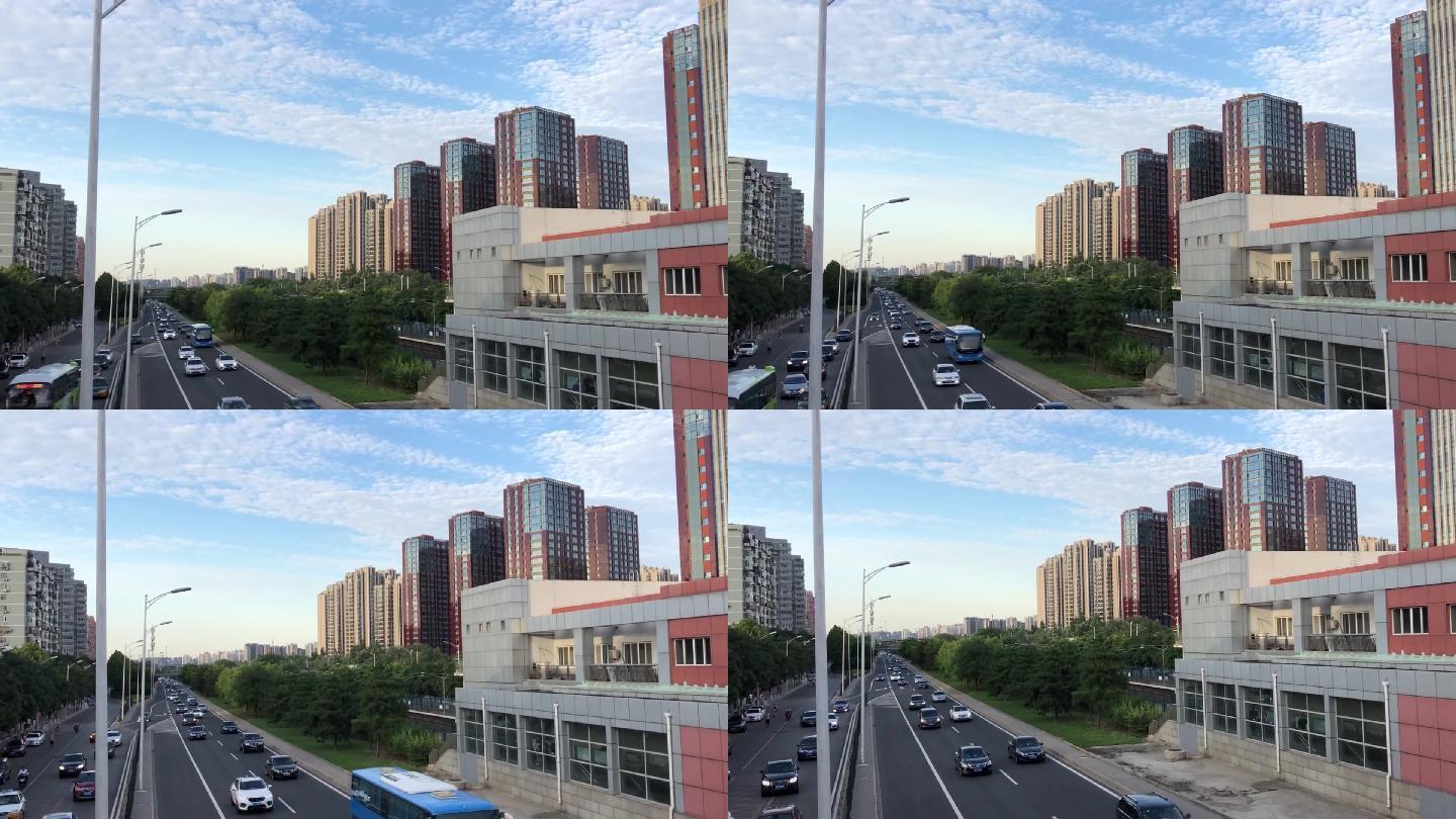 北京蓝天白云空镜