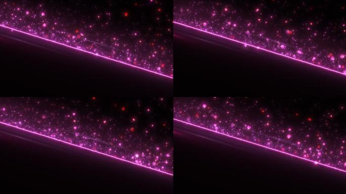 4K粉色花瓣粒子艺术背景